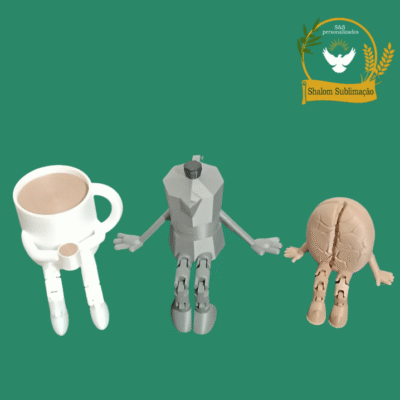 Kit Café Articulados - Impressão 3D