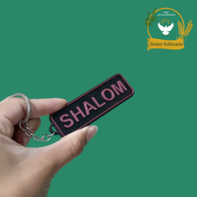 Chaveiros Placa Personalizados - Impressão 3D